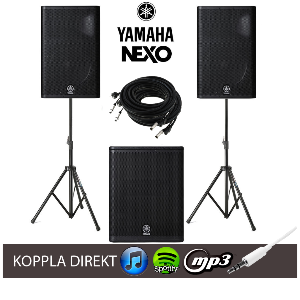 Partypaketet: högtalare och mixer